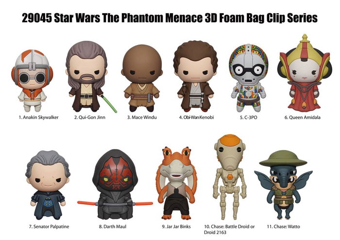 Star Wars Colgantes PVC 3D The Phantom Menace Expositor (24) Star Wars Colgantes PVC 3D The Phantom Menace Expositor (24)