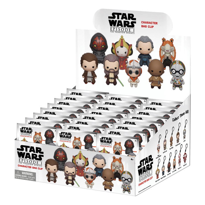 Star Wars Colgantes PVC 3D The Phantom Menace Expositor (24) Star Wars Colgantes PVC 3D The Phantom Menace Expositor (24)