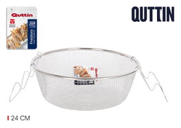 Quttin Freidora Metal 24cm con 2 Asas