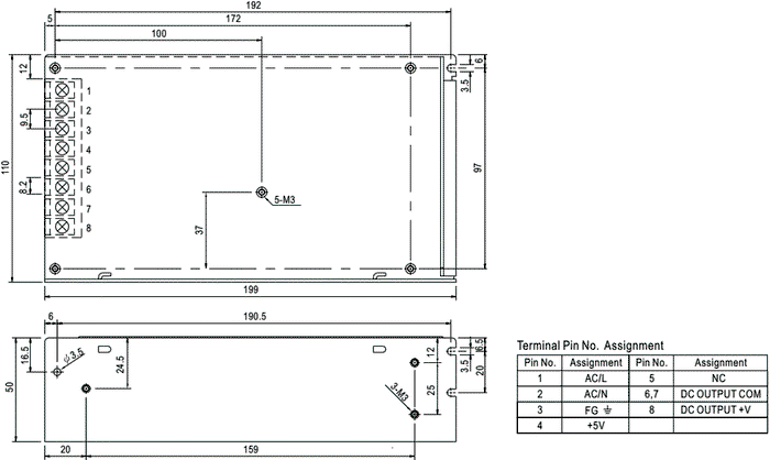 MEAN WELL ADS-15524 154,2W 24VDC