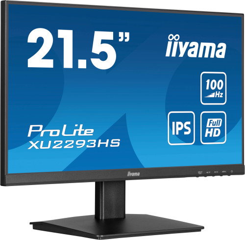 Iiyama Monitor XU2293HS-B6 21.5" IPS 100Hz Full HD 1ms, Regulable, Reductor de Luz Azul, Altavoces Integrados, HDMI