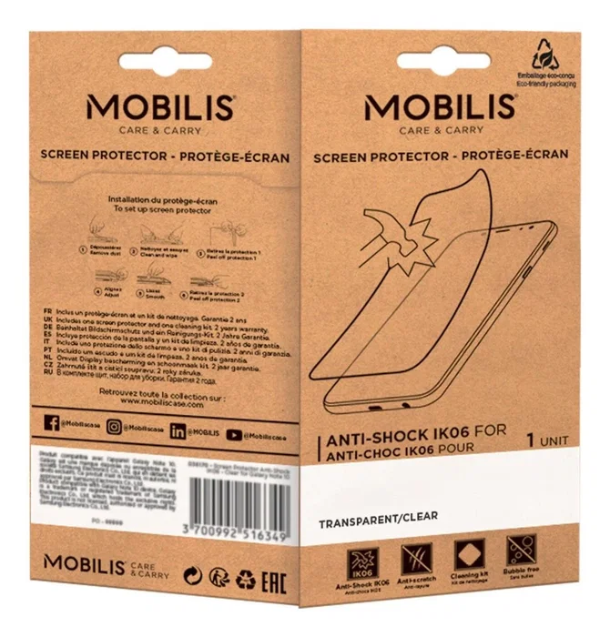 Mobilis 036325 accesorio para ordenador de bolsillo tipo pda protector de pantalla