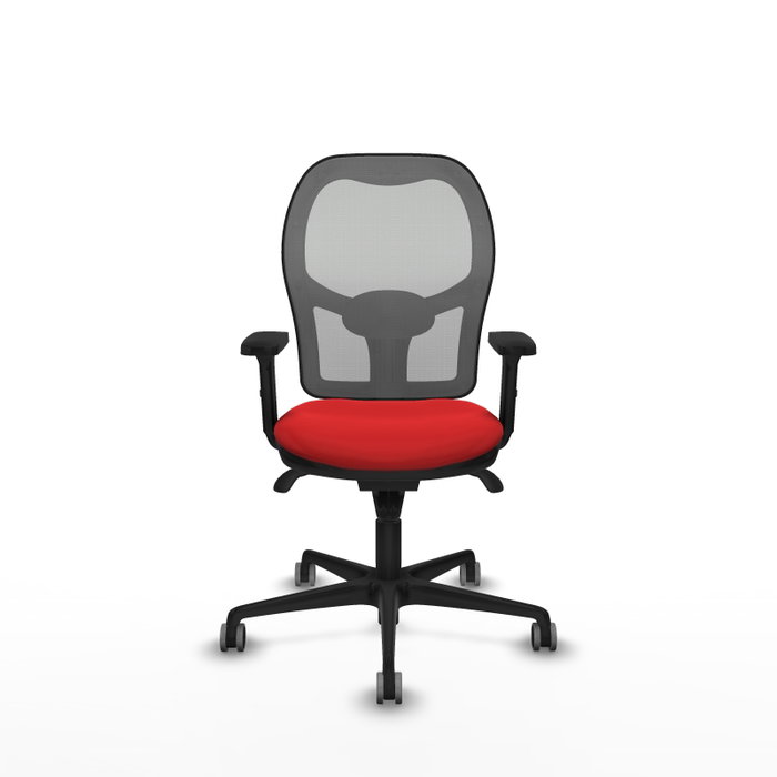 PIQUERAS Y CRESPO Silla de oficina Jorquera Rojo y Gris