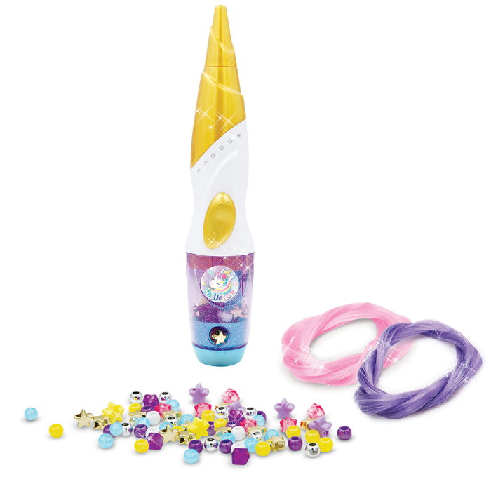 Tachan Set Decora Tu Pelo Unicornio con Extensiones y Aplicador Incluye Estrellas y Abalorios para Niñas +5 Años Tachan Set Decora Tu Pelo Unicornio con Extensiones y Aplicador Incluye Estrellas y Abalorios para Niñas +5 Años