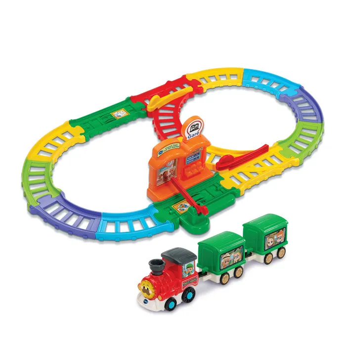 VTech Tut Tut Bolides Set Tren Express Tut Tut + Tren de Vapor de Pedro, Multicolor, Idioma Francés VTech Tut Tut Bolides Set Tren Express Tut Tut + Tren de Vapor de Pedro, Multicolor, Idioma Francés