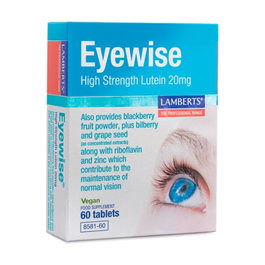 Lamberts Eyewise 60 tabletas - Luteína 20 mg para la vista