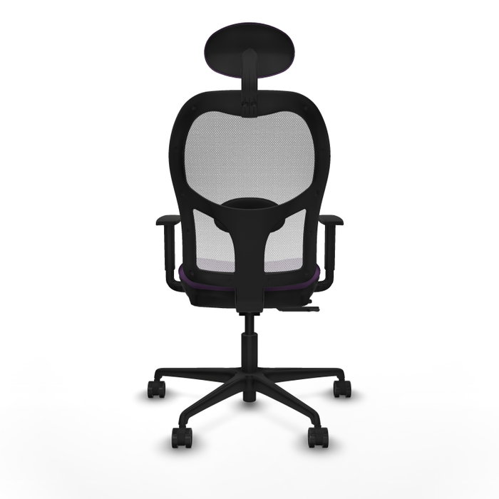 PIQUERAS Y CRESPO Silla de oficina Jorquera Sincro/Traslack Morado/Blanco