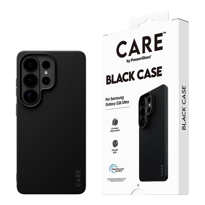 PanzerGlass CARE TPU Case Funda Negro Resistente a Golpes para Samsung Galaxy S26 Ultra - Black