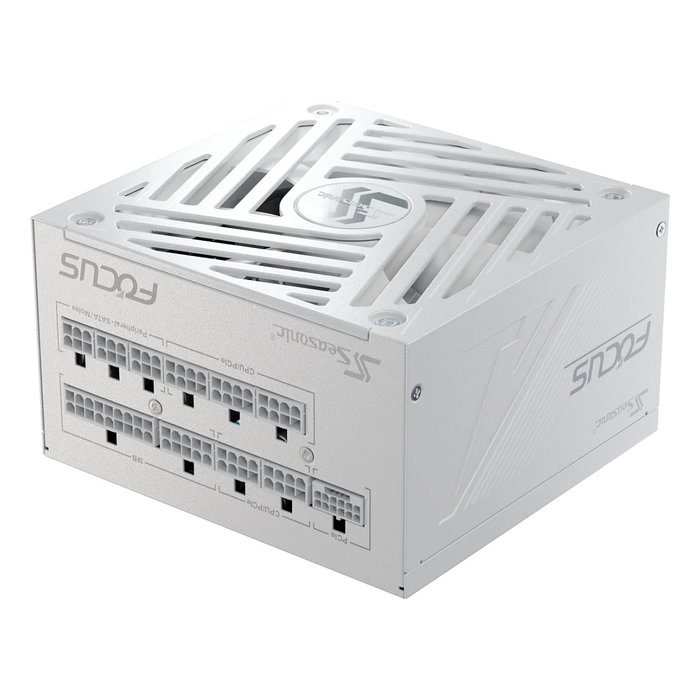 Seasonic FOCUS-GX-850-V4-WHITE Fuente de Alimentación ATX 3.1, 850W, 80+ Gold, Blanca