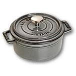 Staub Cocotte de hierro fundido 12 cm, Gris Grafito