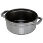 Staub Cocotte 12cm Redonda Gris Grafito, Hierro Fundido