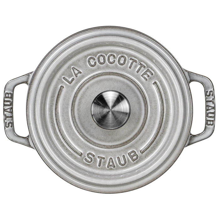 Staub Cocotte 12cm Redonda Gris Grafito, Hierro Fundido