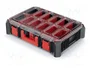 KISTENBERG MSX 55 Contenedor Colectivo con Particiones Negro