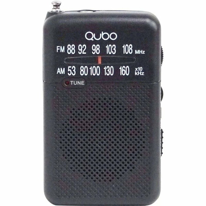 Qubo Radio portátil mini RS-1 negro Qubo Radio portátil mini RS-1 negro