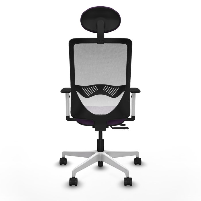 PIQUERAS Y CRESPO Silla de oficina Zulema con mecanismo Sincro/Traslack Morada y Blanca PIQUERAS Y CRESPO Silla de oficina Zulema con mecanismo Sincro/Traslack Morada y Blanca