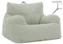 DKD Home Decor Puff de Poliester y Espuma Verde Menta
