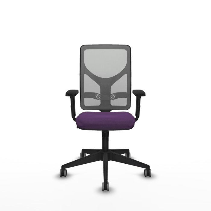 PIQUERAS Y CRESPO Silla de oficina Motilla con mecanismo Sincro, morado y gris PIQUERAS Y CRESPO Silla de oficina Motilla con mecanismo Sincro, morado y gris