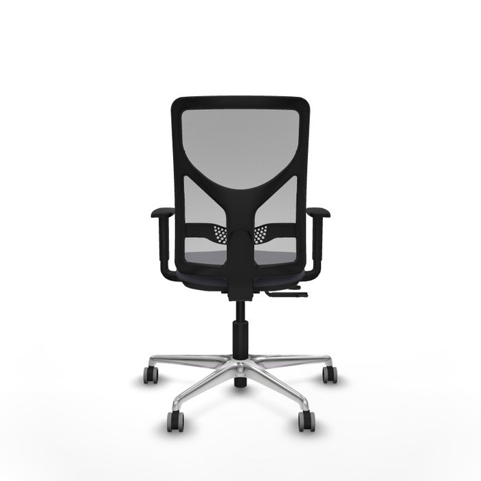 PIQUERAS Y CRESPO Silla de oficina Motilla con mecanismo Sincro/Traslack, Gris