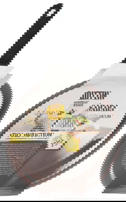 Quttin Sartén de Aluminio Forjado 28 cm, Mango Soft Full, 3.0 mm (6 Unidades)