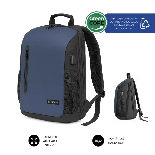 Subblim Nomad Xpand Air Padding Mochila Azul 18-21L