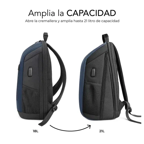 Subblim Nomad Xpand Air Padding Mochila Azul 18-21L