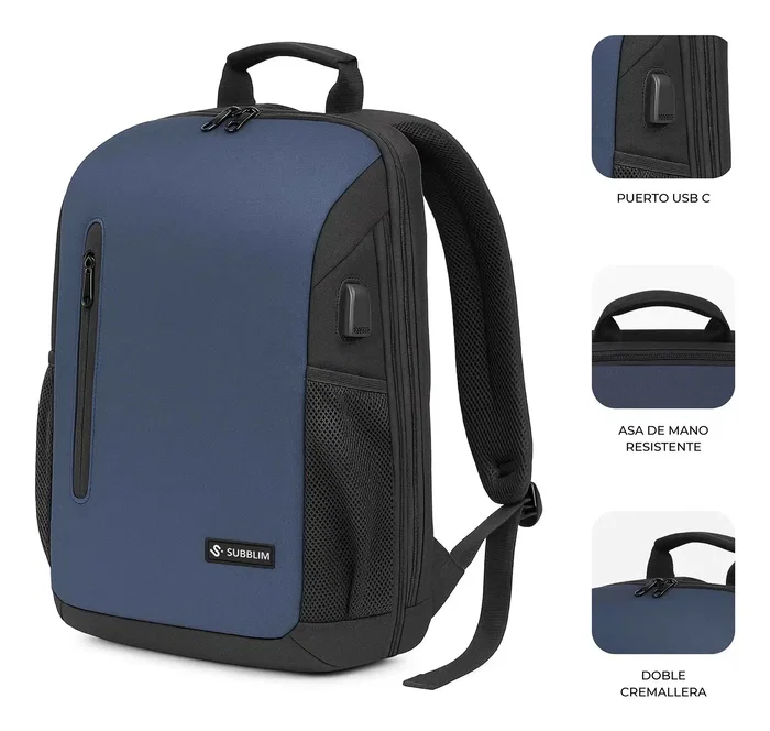 SUBBLIM Nomad Xpand Air Padding Mochila Azul 18-21L
