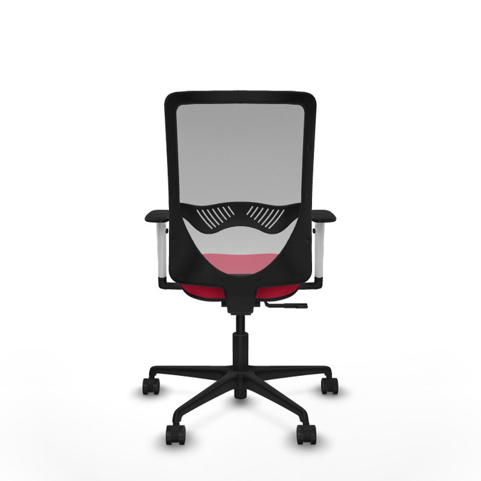PIQUERAS Y CRESPO Silla de oficina Zulema con mecanismo Sincro, Rojo y Gris PIQUERAS Y CRESPO Silla de oficina Zulema con mecanismo Sincro, Rojo y Gris