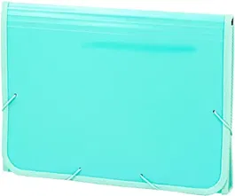 Carchivo 19260017 Acordeón Polipropileno Folio 13 Departamentos Cierre Goma Color Menta