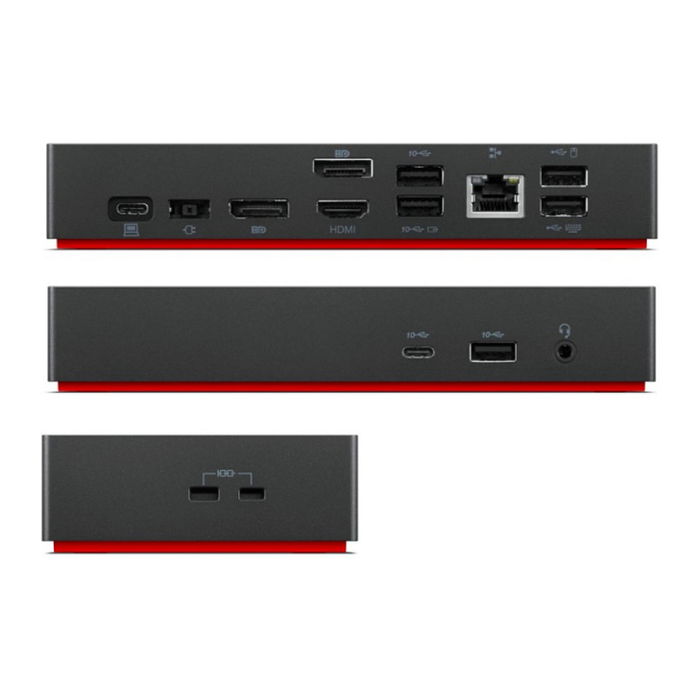Lenovo Docking Station Universal 135W 40AY0135EU Black - Base de conexión para portátil Lenovo Docking Station Universal 135W 40AY0135EU Black - Base de conexión para portátil