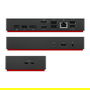 Lenovo Docking Station Universal 135W 40AY0135EU Black - Base de conexión para portátil