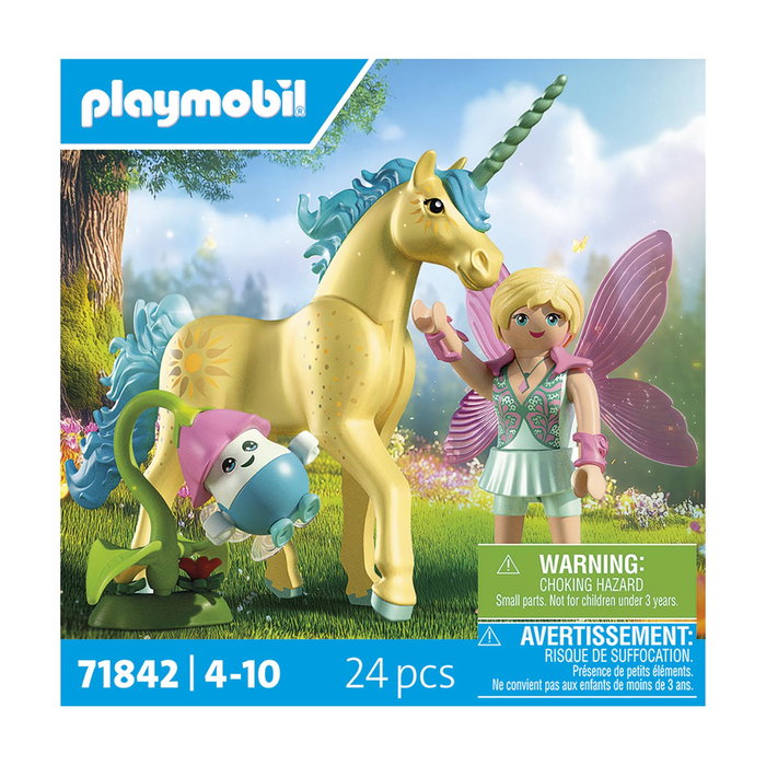PLAYMOBIL Unicornio Sunshine Blossom con Hada