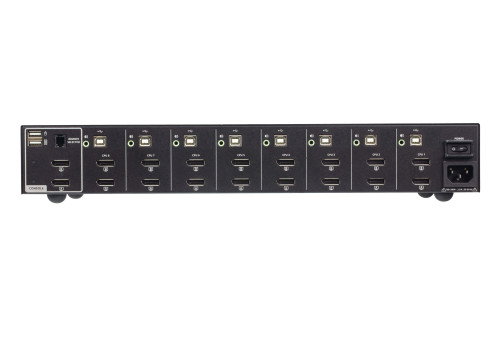 ATEN CS1148DP4 Switch KVM de seguridad avanzada DisplayPort dual para 8 computadoras