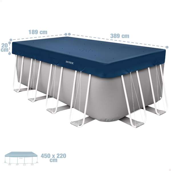 Intex Cubierta All Season Deluxe para Piscina Rectangular 4,00 m x 2,00 m Intex Cubierta All Season Deluxe para Piscina Rectangular 4,00 m x 2,00 m