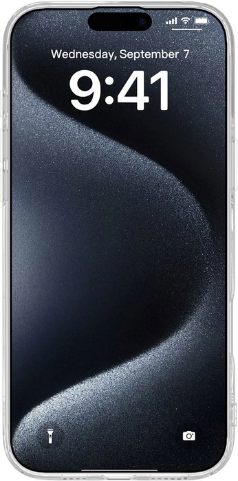 eSTUFF Funda iPhone 16 Pro INFINITE VIENNA TPU Transparente 100% Reciclado - Protección y Sostenibilidad