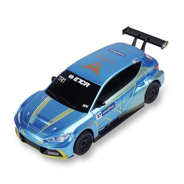 Pista scalextric jump & loop. incluye coches con luz,mando con turbo ,vallas,puente,rampa y looping 6,66m de pista 156x123 cm