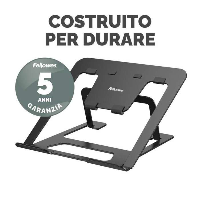 Fellowes Alumia Soporte para Portátil Negro Ajustable Fellowes Alumia Soporte para Portátil Negro Ajustable