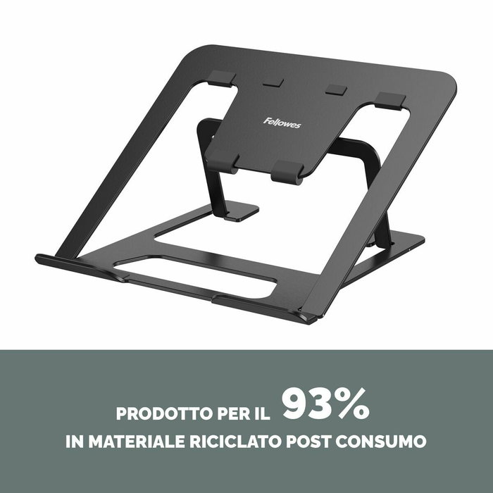 Fellowes Alumia Soporte para Portátil Negro Ajustable Fellowes Alumia Soporte para Portátil Negro Ajustable