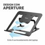 Fellowes Alumia Soporte para Portátil Negro Ajustable