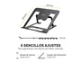 Fellowes Alumia Soporte para Portátil Negro Ajustable