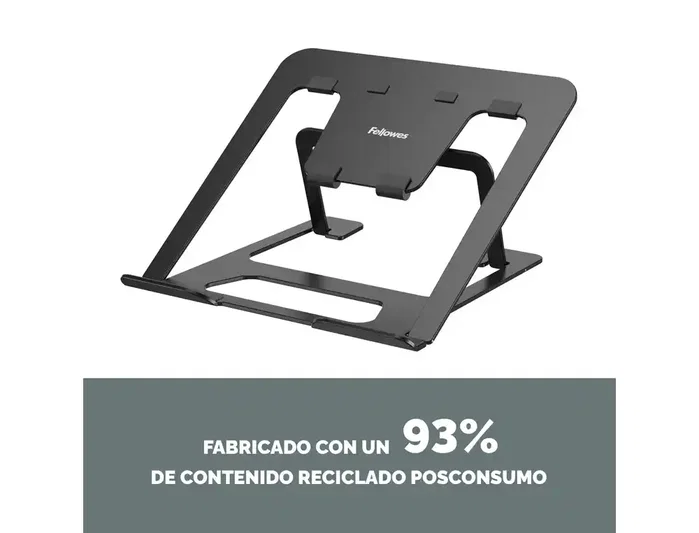 Fellowes Alumia Soporte para Portátil Negro Ajustable Fellowes Alumia Soporte para Portátil Negro Ajustable