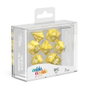 Oakie Doakie Dice Dados RPG-Set Marble - Amarillo (7)