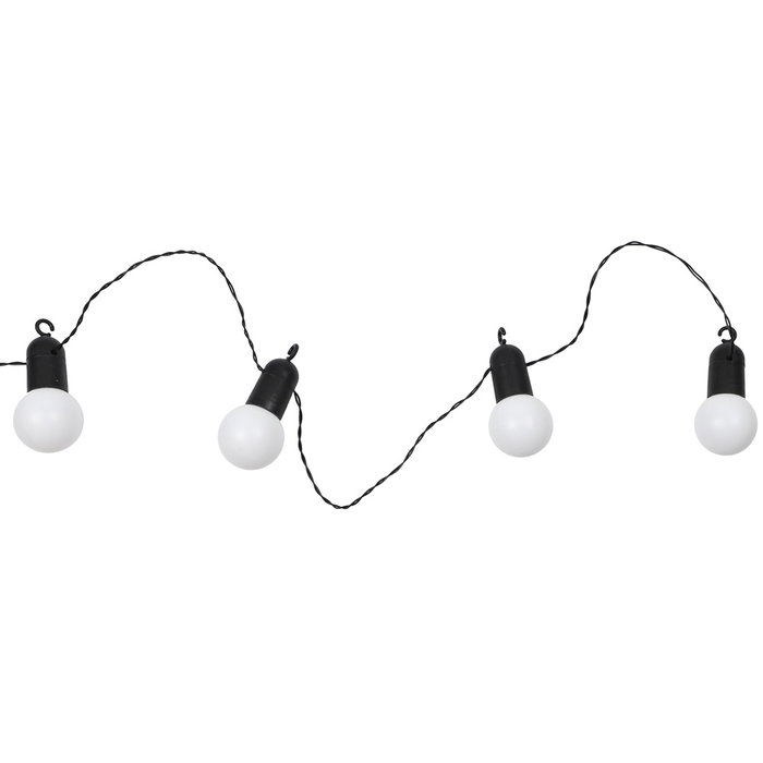 Home Deco Factory Guirnalda Solar 20 LED Blanca