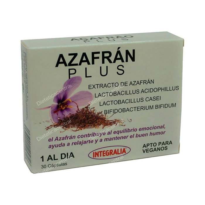 INTEGRALIA Azafrán Plus 30 cápsulas