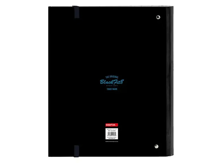 Safta Carpeta de Anillas Blackfit8 California DIN A4 con Recambio y Separadores Safta Carpeta de Anillas Blackfit8 California DIN A4 con Recambio y Separadores