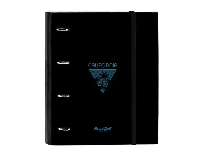 Safta Carpeta de Anillas Blackfit8 California DIN A4 con Recambio y Separadores Safta Carpeta de Anillas Blackfit8 California DIN A4 con Recambio y Separadores