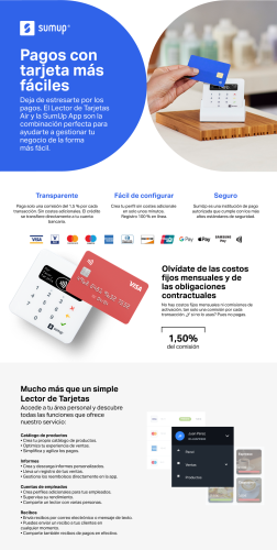 Sumup Datafono Air Bluetooth Retail Package - Es