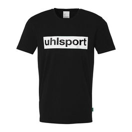 Camiseta de Fútbol de Manga Corta Hombre Uhlsport Essential Promo Negro 13-14 Años