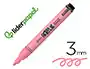 Liderpapel Rotulador Acrílico Base Agua Punta Redonda 3 mm Todo Tipo de Superficie Color Rosa Sakura