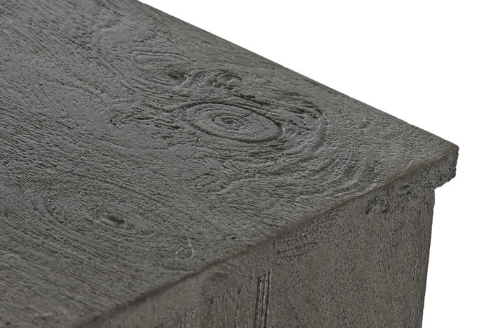 DKD Home Decor Aparador de Madera Tallado Gris