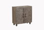 DKD Home Decor Aparador de Madera Tallado Gris